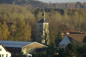 Blick auf die Kirche